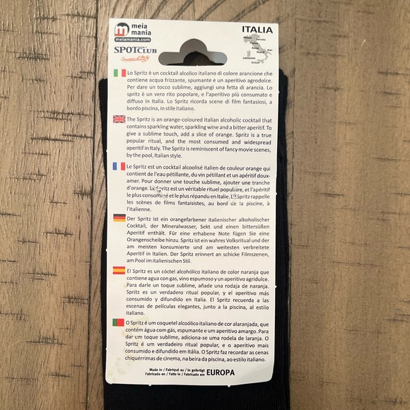 Socks From Italy Mens 9-11.5 size - Picture 2 of 3